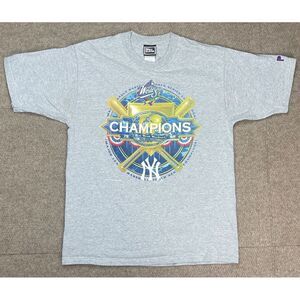 Pro Player Vtg MLB NY Yankees 1998 World Series Champions T-Shirt Size L‎